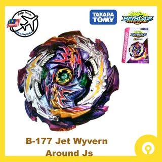 Takara Tomy Beyblade Burst B 177 Jet Wyvern Around Js 1D Superking