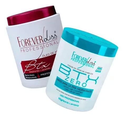 Kit Forever Liss Botox Argan Oil Kg Botox Zero Formol Kg