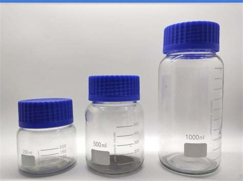 Laboratory Borosilicate Glass Reagent Bottle Ml Ml Ml Ml