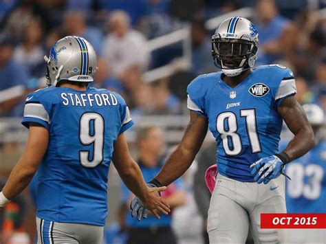 Calvin Johnson Happy Stafford S Out Of Detroit Sucked They Didnt Let