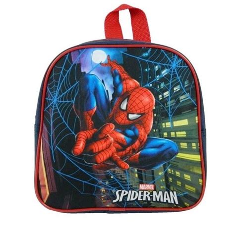 SAC A DOS MATERNELLE SPIDERMAN BLEU MARINE MATI 24x7x24cm