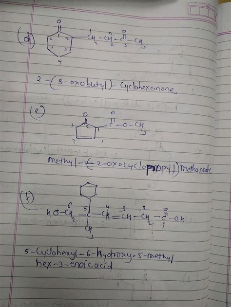 4 Give The IUPAC Names Of The Following Compounds HC CH2CHO CH CH