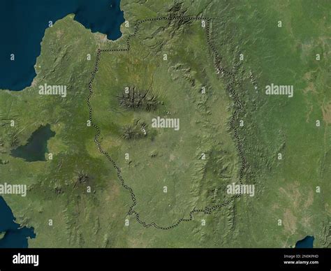 Bukidnon Province Of Philippines Low Resolution Satellite Map Stock