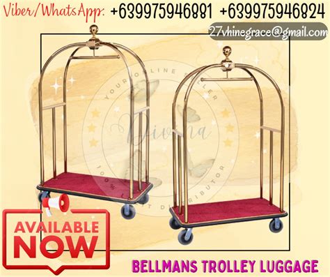 Bellman S Birdcage Hotel Lobby Trolley Luggage Furniture Home Living