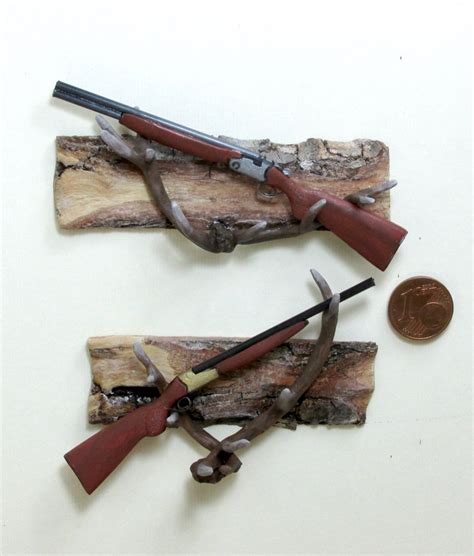 Realistic Miniature Shotgun Handmade 1 12 Scale Etsy