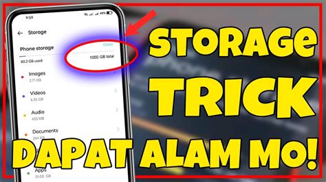 PAANO MAGDAGDAG NG STORAGE SA PHONE MO YouTube