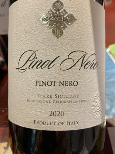 Agricole Selvi Vignali Roccamena Pinot Nero Vivino Us