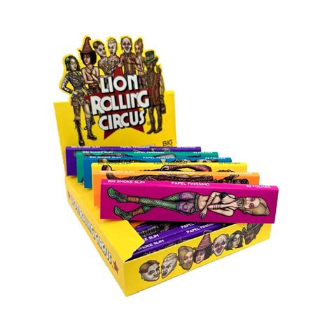 Seda Lion Rolling Circus Brasil Edition King Size Brown Slim Tigre