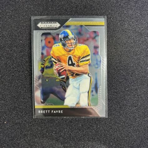 Prizm Draft Picks Football Brett Favre Southern Miss Golden