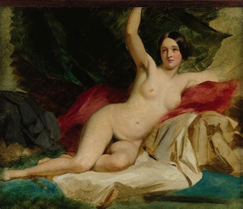 Reclining Female Nude By William Etty Artvee