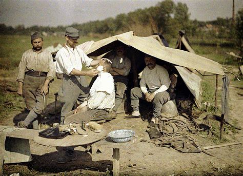 Wwi Th Anniversary Rare Colour Photos From The Trenches Of First