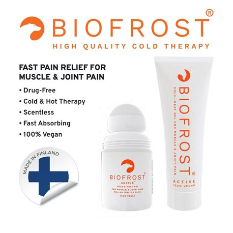 Biofrost Active Drug Free Pain Relief Gel Fu Kang Online Store