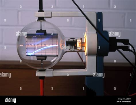 electron deflection tube for measuring specific charge Stock Photo - Alamy