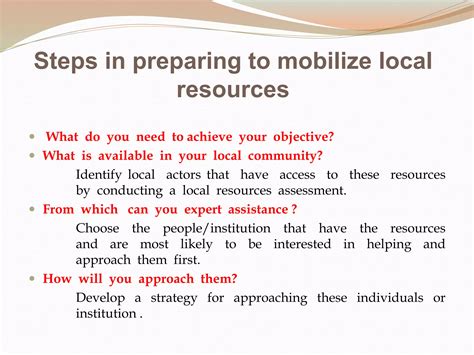 Resource Mobilization Ppt