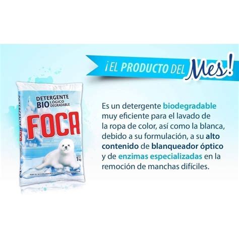 Detergente Líquido Foca Botella De 1 Galón 3 785 Lts