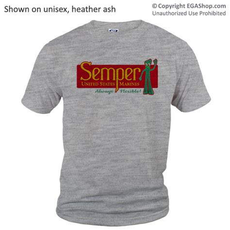 T Shirt Unisex Semper Fi Gumby