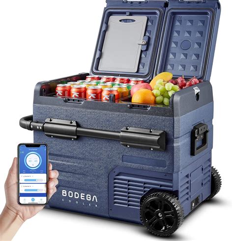 BODEGA COOLER Réfrigérateur portable 12 V double zone 45 litres