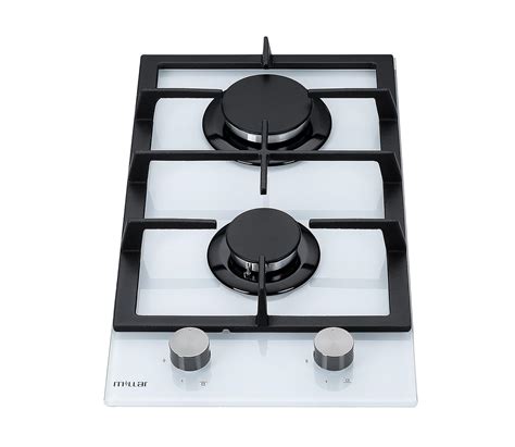 Millar Gh3020tw 30cm Built In 2 Burner Domino Gas On Glass Hob With Ffd Ebay