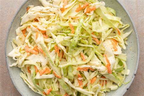 Coleslaw With Creamy Tangy Dressing Recipe