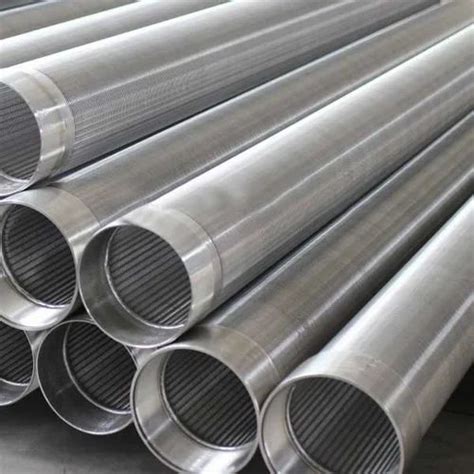 Round Stainless Steel Screen Pipe 6 Meter At Rs 5000square Meter In