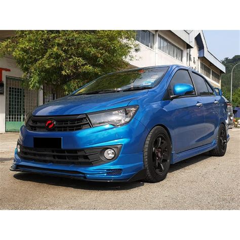 Perodua Bezza Storm V Bodykits With K Color Paint