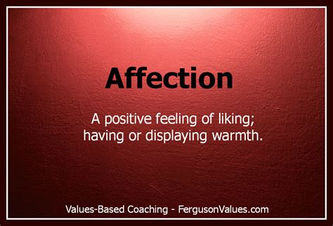 The Value Of Affection In Marriage Ferguson Values