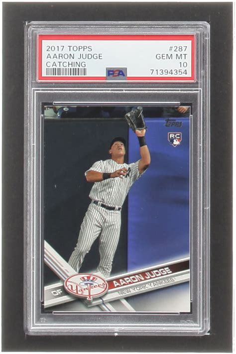 Aaron Judge 2017 Topps 287A RC PSA 10 Pristine Auction