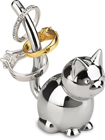 Umbra 299212 158 Zoola Cat Ring Holder Chrome Everything