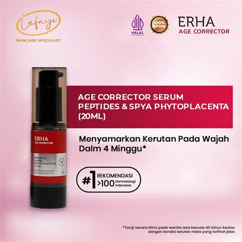 Jual Erha Age Corrector Day Night Cream Serum Essence Facial Wash Neck