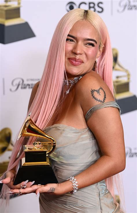 Grammy Awards 2024 Karol G Evanne Aundrea