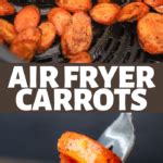 Air Fryer Roasted Carrots Easy Side Dish Domestic Superhero