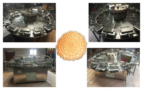 Commercial Pizzelle Cookie Machine Kuih Kapit Making Machine