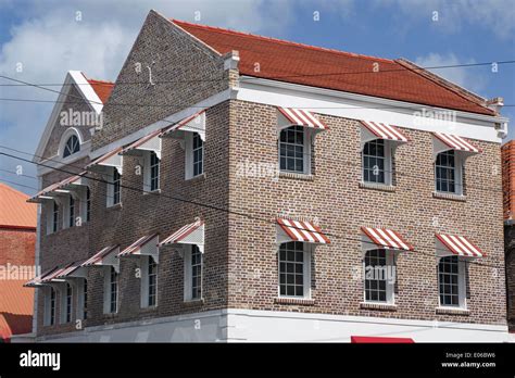 Historic Building Saint Georges Grenada Caribbean Stock Photo