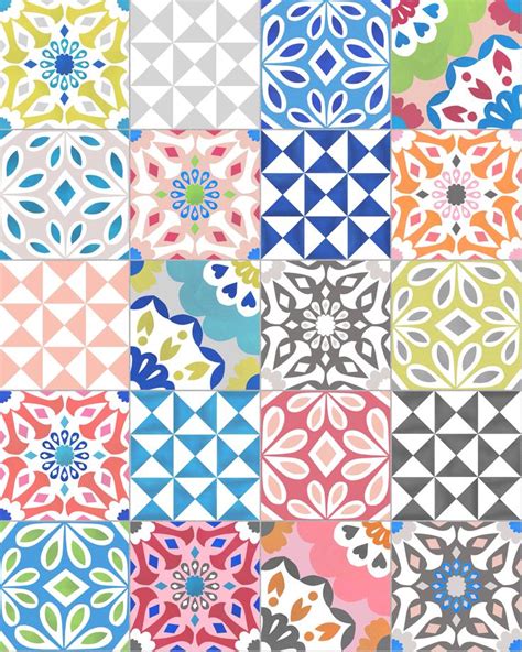 Colorful Moroccan Tile Designs