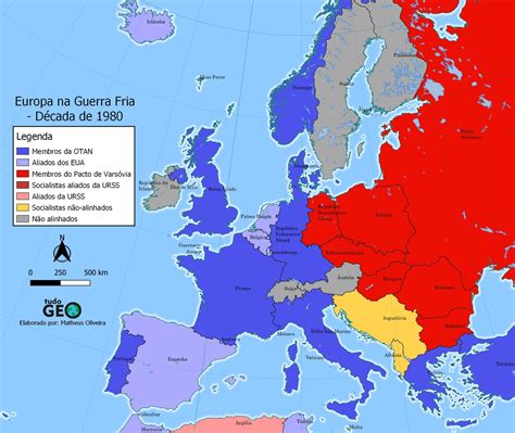 Guerra Fria Mapa Europa