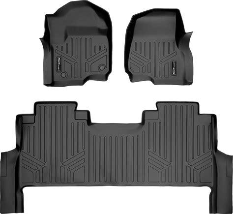 Floor Mats For Ford F 250f 350 2017 2024 Super Duty Crew Cab Heavy Duty Custom Fit