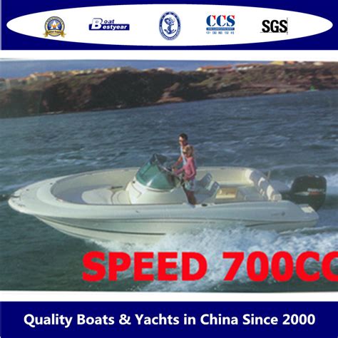 Bestyear M Fiberglass Speed Boat For Sport Or Fishing China Boat And