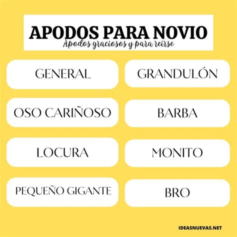 Los Apodos Con Significado Para Mi Novio Divertidos Y Cari Osos