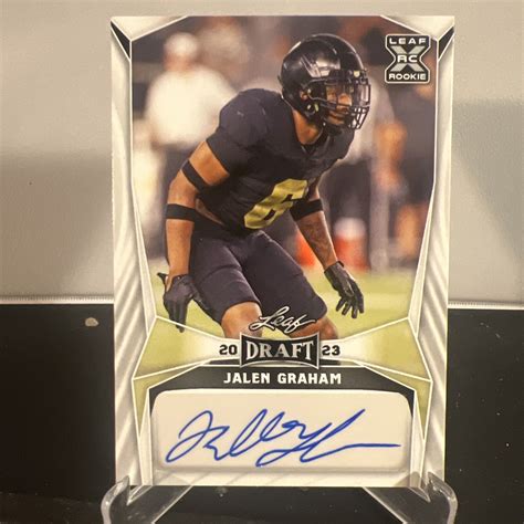 2023 Leaf Draft Autographs BA JG1 Jalen Graham AU RC EBay