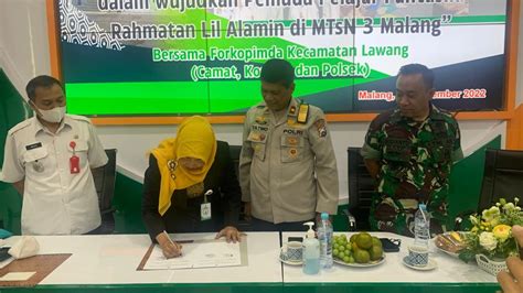 Dukungan Muspika Lawang Terhadap Satuan Pendidikan Ramah Anak MTsN 3