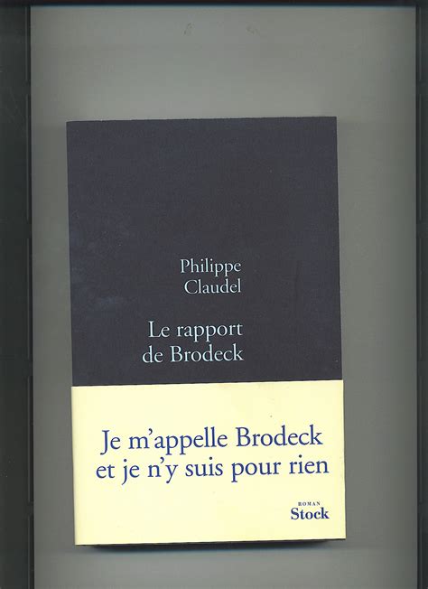 Le Rapport De Brodeck Ph Claudel