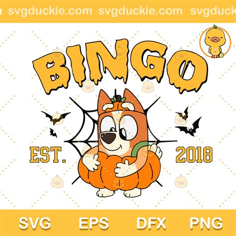 Bluey And Bingo Halloween Svg Trick Or Treat Bluey Svg