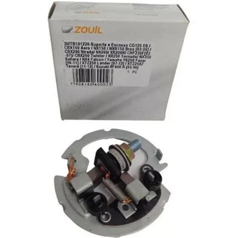 Escova Motor Partida Arranque Fazer TItan 125 Nx400 Falcon Cbx250