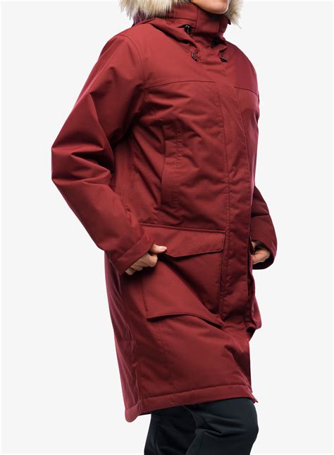 Geaca De Iarna Femei Fjallraven Nuuk Lite Parka Bordeaux Red