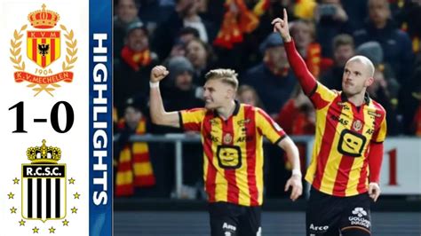 Kv Mechelen Vs Sporting Charleroi Highlights Malines Charleroi