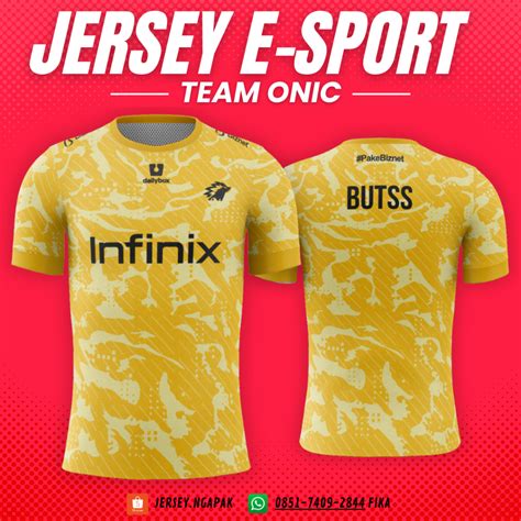 Jual Jersey Onic Esport Mpl S Fullprinting Bisa Custom Sesuai