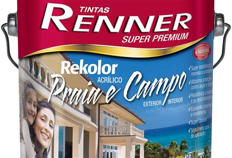 Centro de Pinturas Renner Tinta Acrílica Rekolor