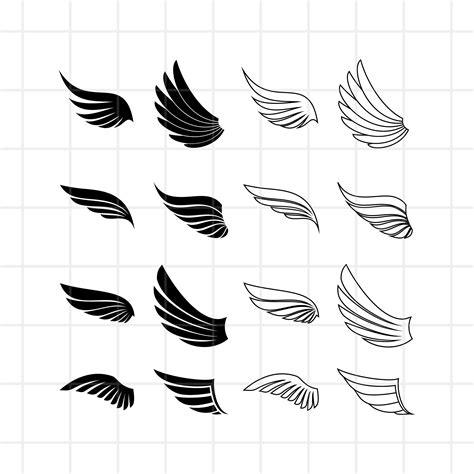 Angel Wing Svg Wings Svg Svg Files For Cricut Wings Etsy Artofit