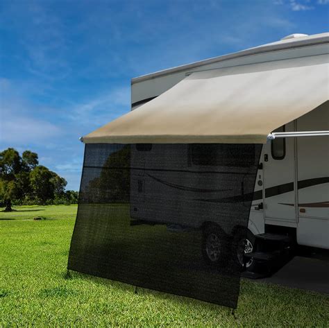 Recpro Rv Awning Sun Shade Kit Screen With Zipper Kit 11