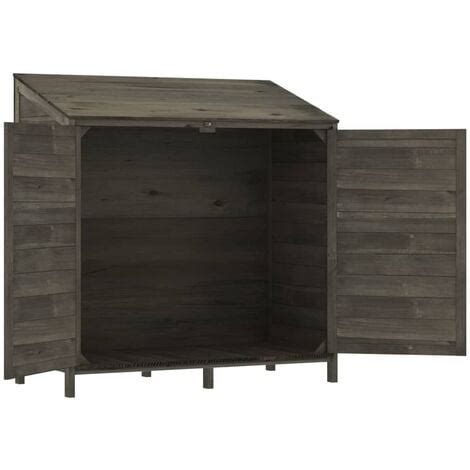 Abri De Jardin Chalet Remise De Jardin Anthracite X X Cm Bois De